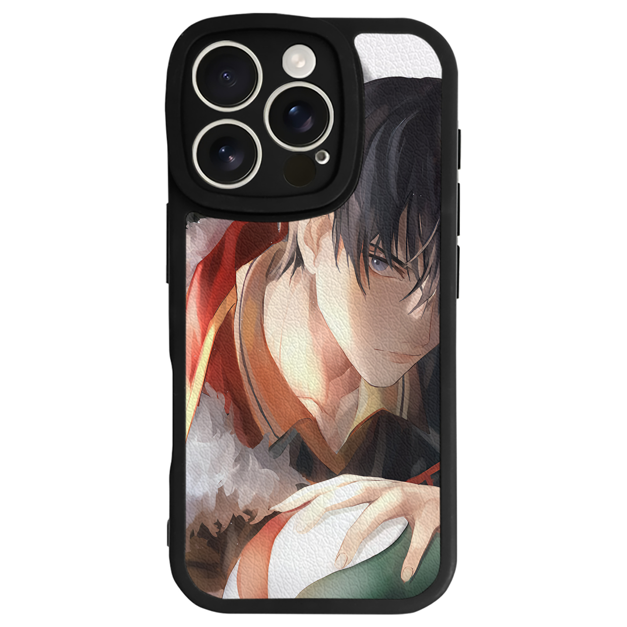 （画像用） ハイキュー!! Haikyu!! 【iPhone 16シリーズ対応】シリコンスマホケース（レザー調） 材質：シリコン
